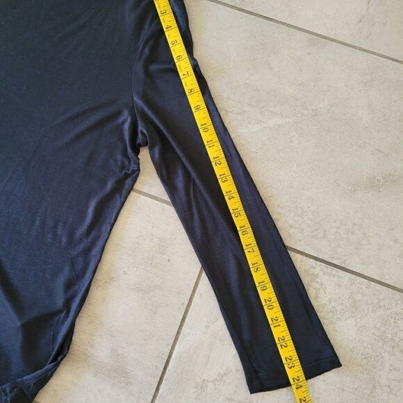 Reiss Black pullover long sleeve Top. Sz:L - Picture 8 of 8